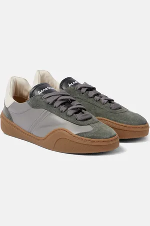 Acne Studios Zapatillas Bars de piel y ante