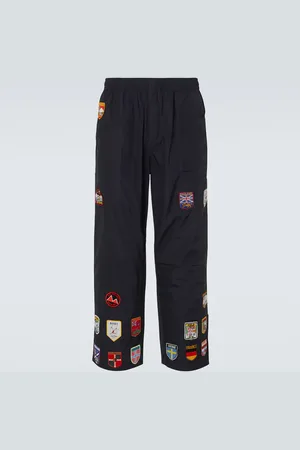 BODE Pantalones anchos Interrail bordados