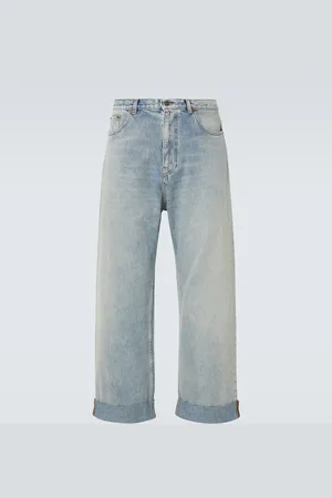 VALENTINO Jeans rectos de tiro alto