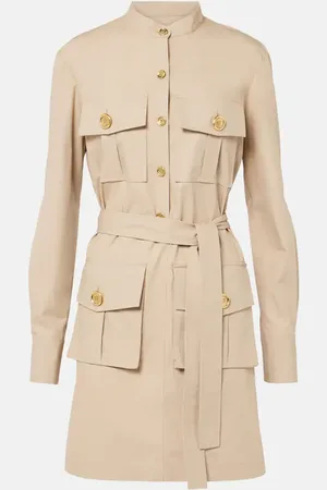 Givenchy Vestido corto 4G de popelín de algodón