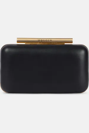 Alexander McQueen Clutch T-Bar de piel
