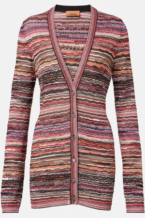 Missoni Cárdigan de lamé a rayas