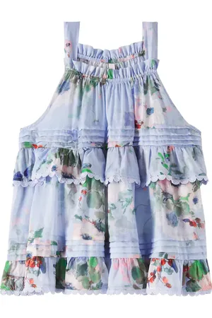 ZIMMERMANN Top Everley Swing de algodón floral