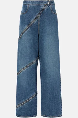 Alaïa Alaïa Jeans anchos con cremallera