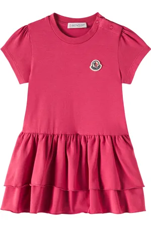 Moncler Bebé - vestido de mezcla de algodón