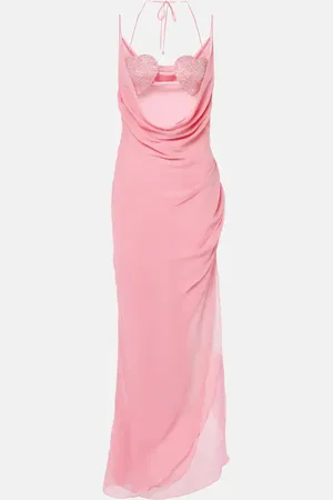 BLUMARINE Vestido largo Georg adornado