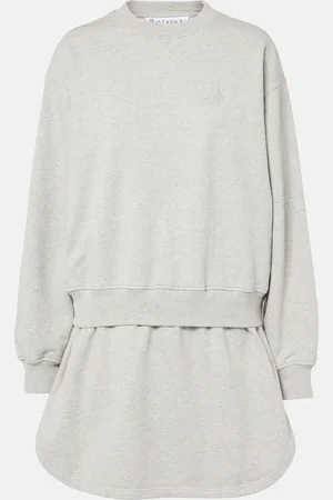 J.W.Anderson Vestido en jersey de algodón a capas