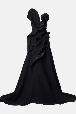 MATICEVSKI Vestido de fiesta Ironworks con volantes