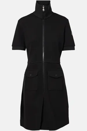 Moncler Vestido corto de mezcla de algodón
