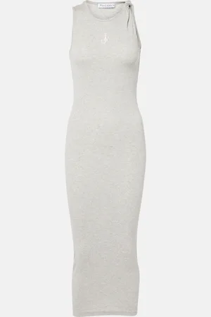 J.W.Anderson Vestido largo en jersey de algodón