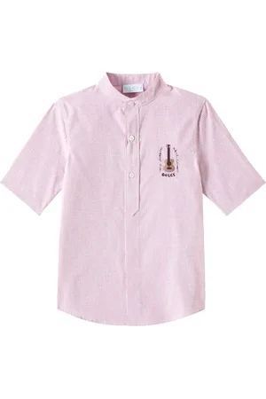 Gucci Camisa de algodón a cuadros