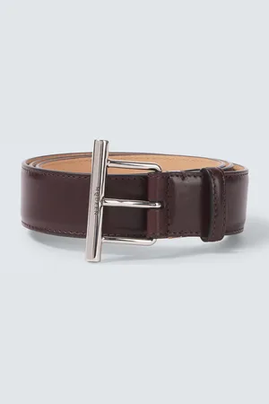 Alexander McQueen Cinturón de piel