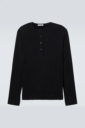 COMMAS Camiseta con botones a rayas