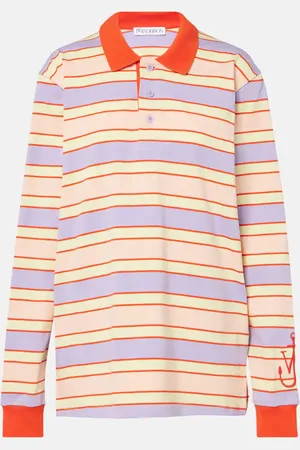 J.W.Anderson Polo de algodón a rayas