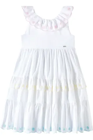 PATACHOU Vestido Liberty de algodón con volantes