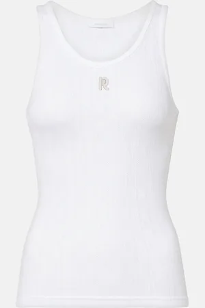 Paco rabanne Camiseta de algodón semitransparente