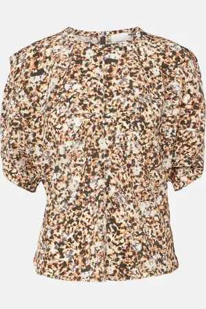 Isabel Marant Blusa Karlita en mezcla de seda