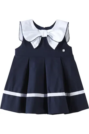 PATACHOU Bebé - vestido Cruise de algodón plisado