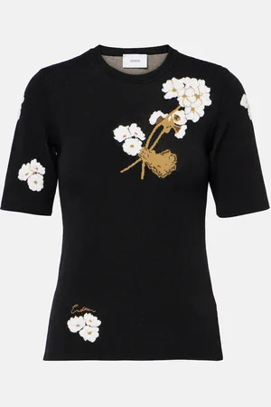 Erdem Camiseta de punto floral