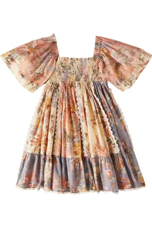 ZIMMERMANN Vestido Tallow de algodón con paneles