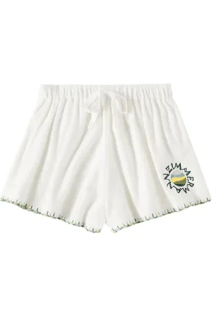 ZIMMERMANN Shorts Tallow de rizo de mezcla de algodón