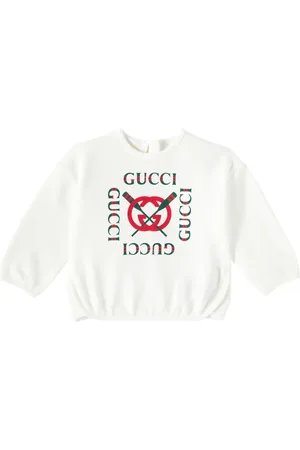 Gucci Bebé - sudadera de algodón con logo