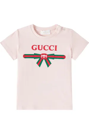 Gucci Bebé - camiseta de jersey de algodón