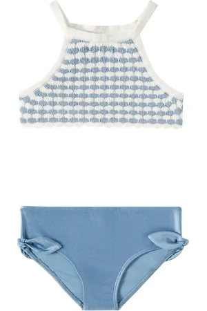 ZIMMERMANN Bikini Tallow de croché festoneado