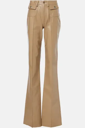 Tom Ford Pantalones rectos de piel