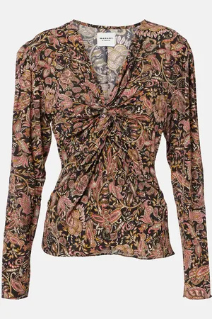 Marant Etoile Top Zekia estampado