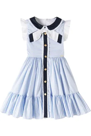 PATACHOU Vestido Cruise de algodón con volantes