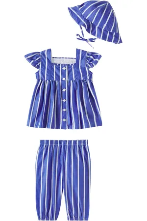 Ralph Lauren Bebé - set de gorro y pantalones de algodón