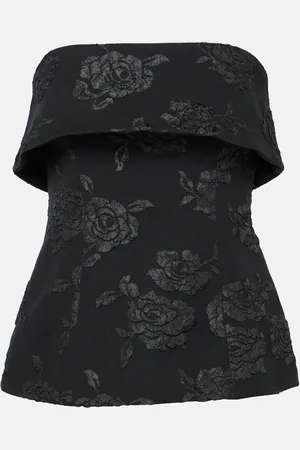 ROTATE Top en jacquard floral