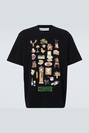 J.W.Anderson Camiseta Diorama de algodón estampada
