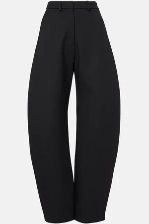 Alaïa Alaïa Pantalones anchos de lana