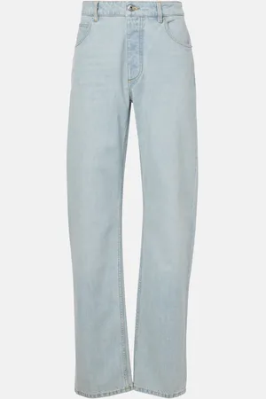 Bottega Veneta Jeans rectos de tiro medio