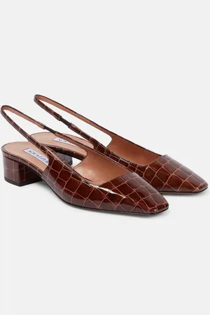 Aquazzura Salones destalonados Ginza 35 de piel