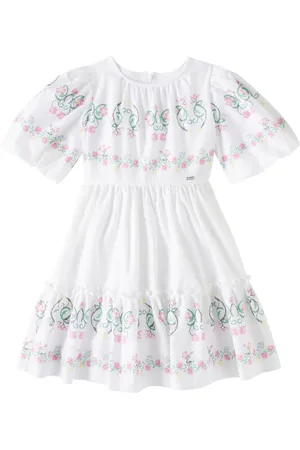 PATACHOU Vestido de algodón estampado