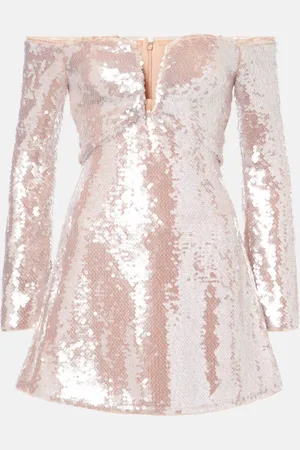 Self-Portrait Vestido corto sin tirantes