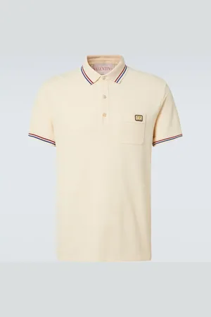 VALENTINO Polo VLogo Signature de piqué de algodón