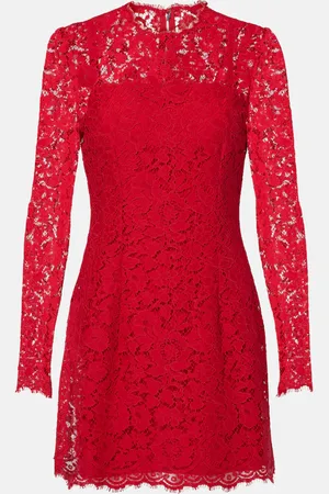 Dolce & Gabbana Vestido corto en mezcla de algodón