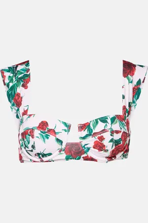 ALEXANDRA MIRO Top de bikini Donna floral