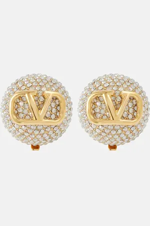 VALENTINO Pendientes VLogo Signature adornados