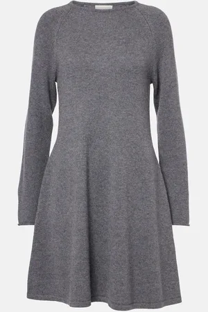 Lisa Yang Vestido midi Didih de cachemir