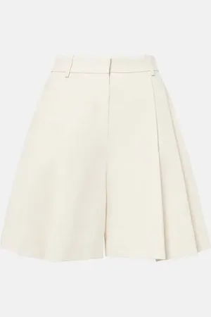 Nina Ricci Shorts de lona de algodón