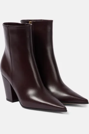 Gianvito Rossi Botines Keinna de piel