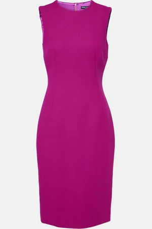 Dolce & Gabbana Vestido corto de crepé de lana