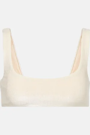 Jade Swim Top de bikini Rounded Edges de felpa