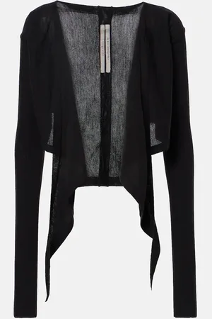 Rick Owens Jersey cropped de lana virgen
