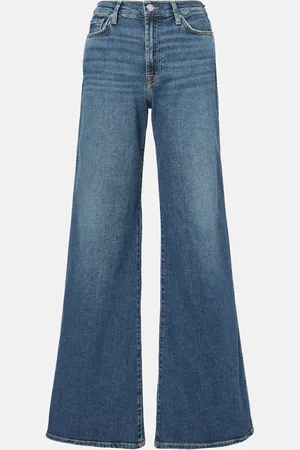 7 for all Mankind Jeans anchos Luxe Vintage de tiro alto